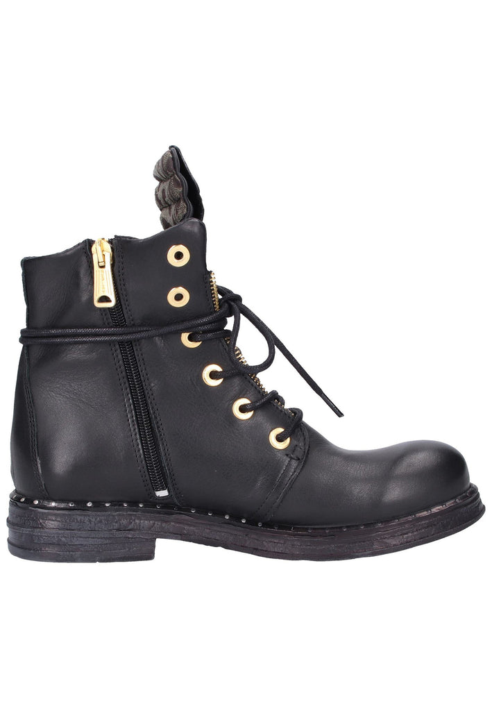 Replay Stiefelette Leder Schwarz