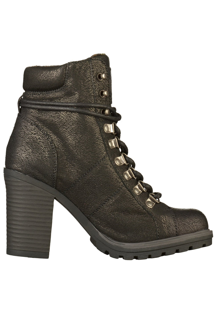Replay Stiefelette Leder Schwarz