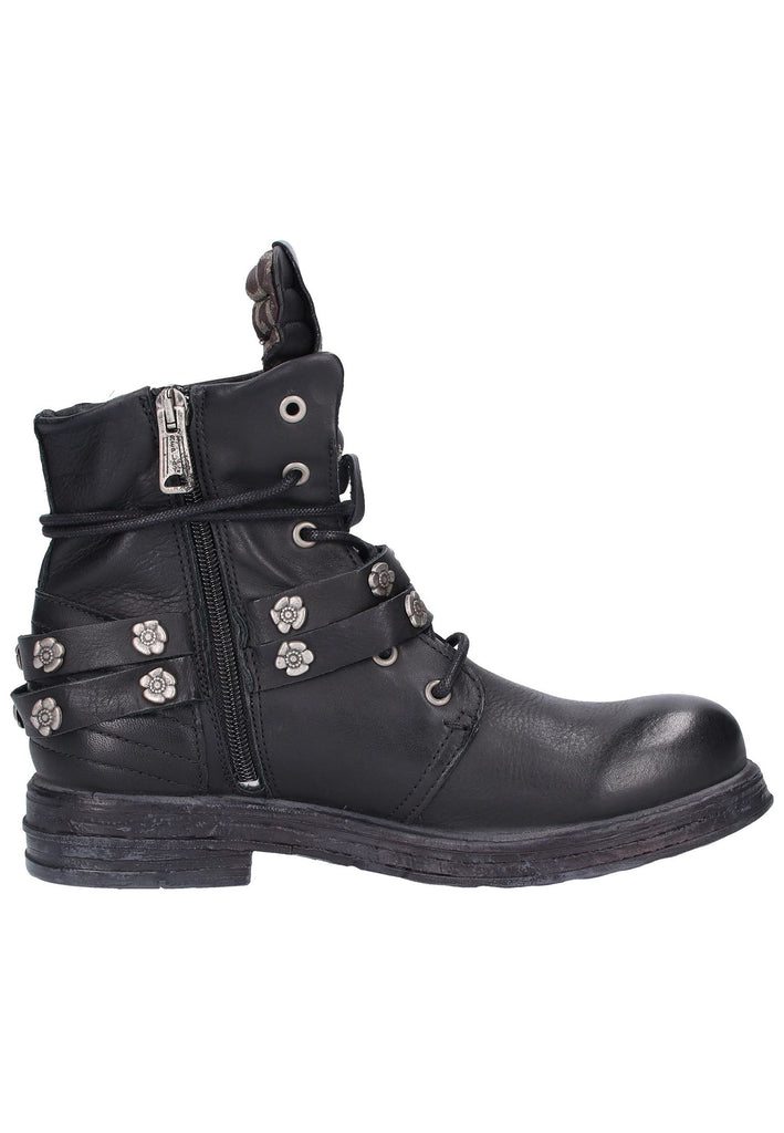 Replay Stiefelette Leder Schwarz