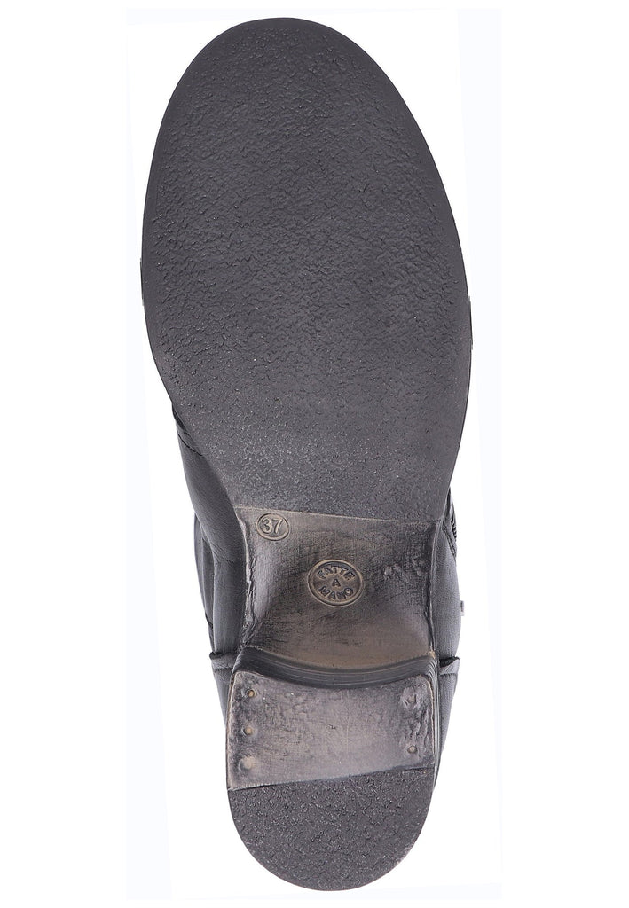 Replay Stiefelette Leder Schwarz