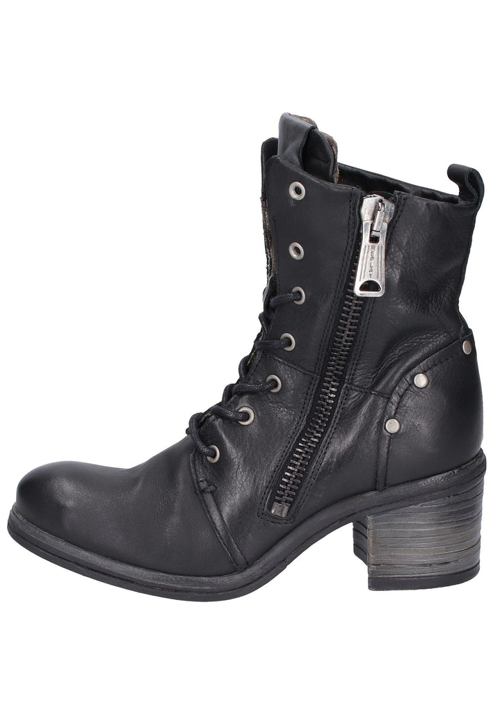 Replay Stiefelette Leder Schwarz