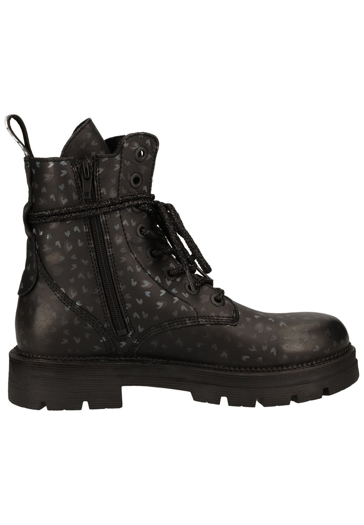 Replay Stiefelette Leder Schwarz