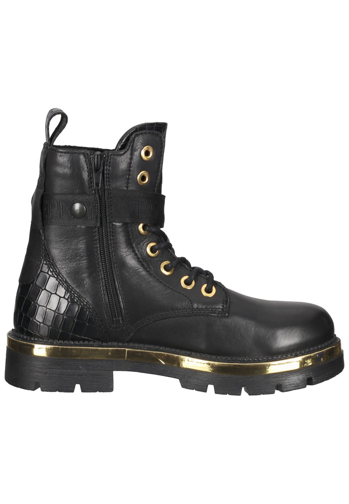 Replay Stiefelette Leder Schwarz