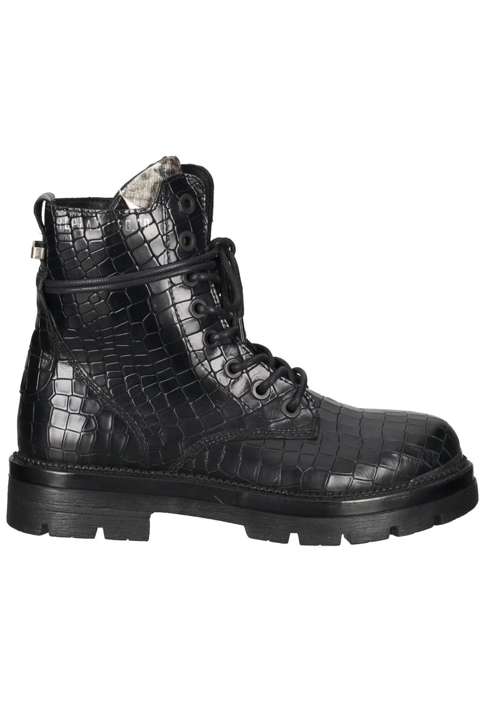 Replay Stiefelette Leder Schwarz