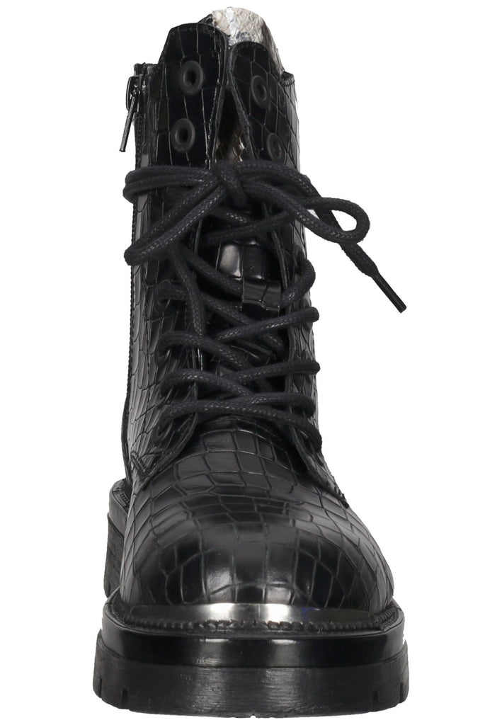 Replay Stiefelette Leder Schwarz