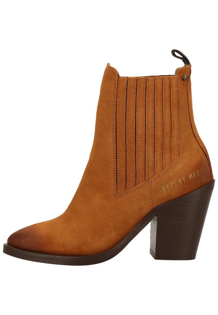 Replay Stiefelette Leder Tan