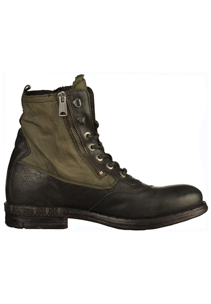 Replay Stiefelette Leder/Textil Schwarz