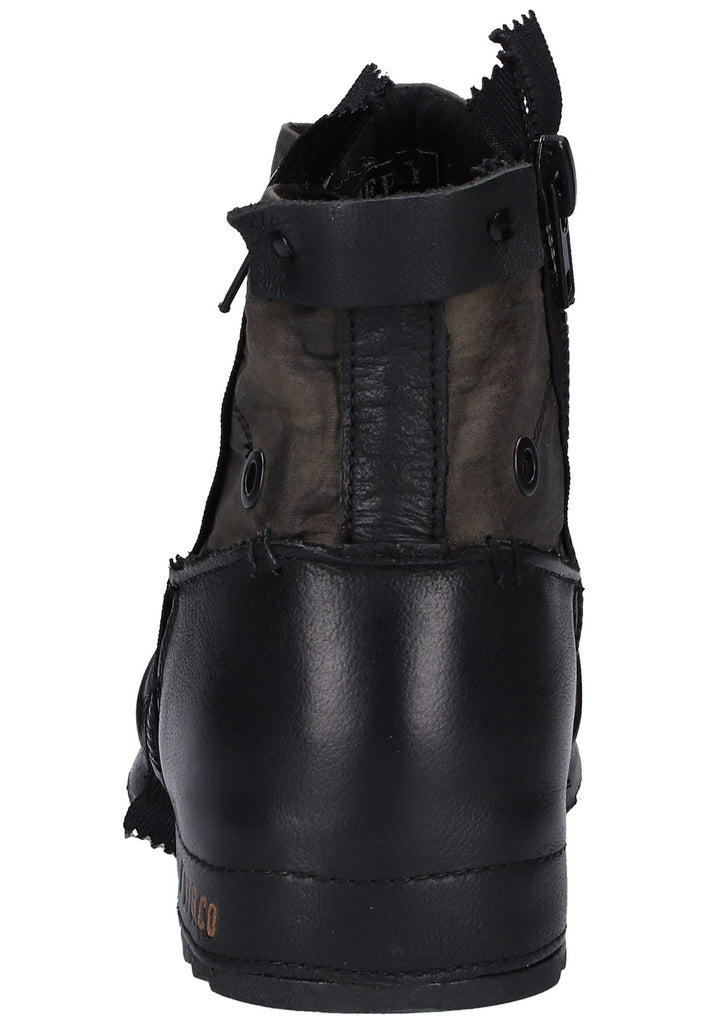 Replay Stiefelette Leder/Textil Schwarz