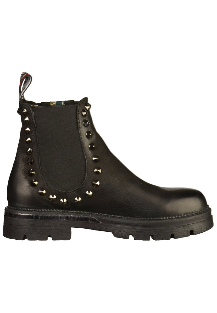 Replay Stiefelette Leder/Textil Schwarz