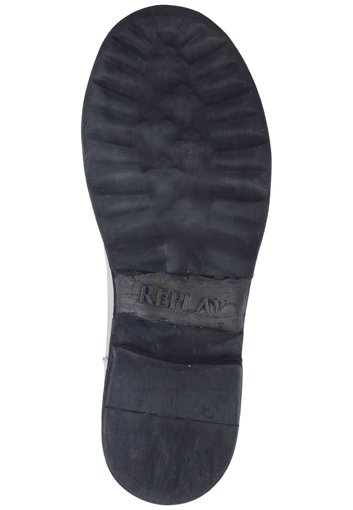Replay Stiefelette Leder Weiß