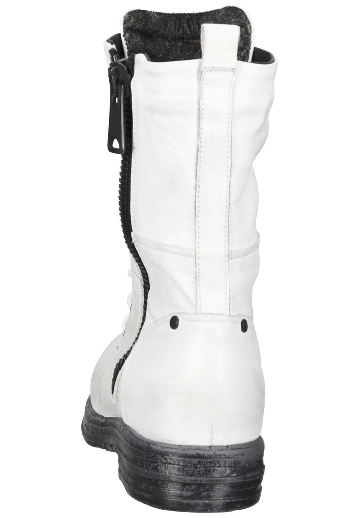 Replay Stiefelette Leder Weiß