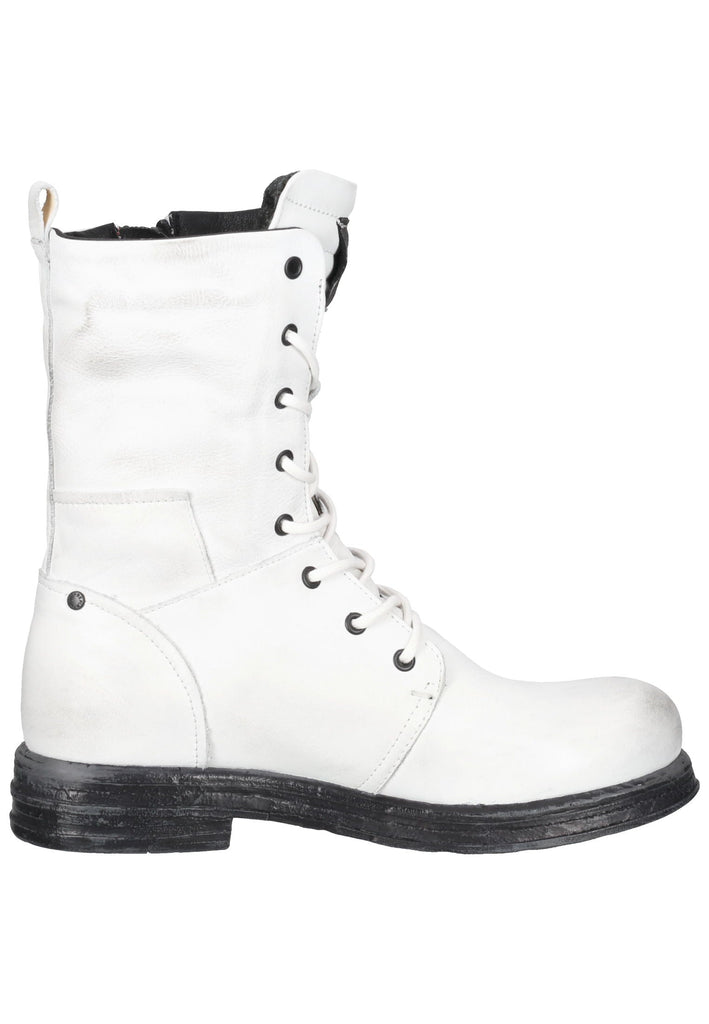 Replay Stiefelette Leder Weiß