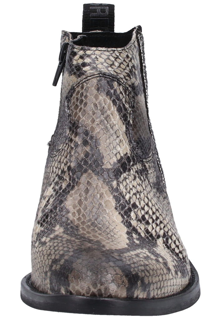 Replay Stiefelette Lederimitat Grau/Schwarz