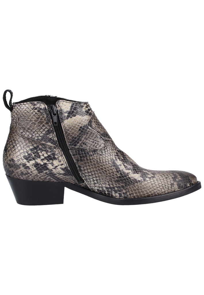Replay Stiefelette Lederimitat Grau/Schwarz