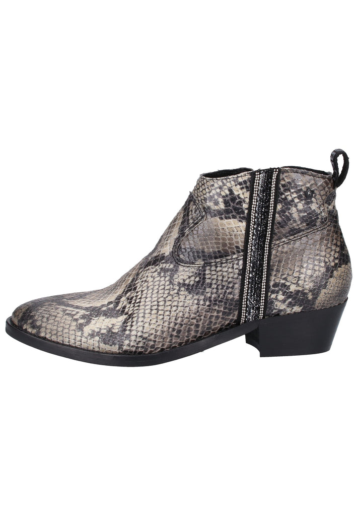 Replay Stiefelette Lederimitat Grau/Schwarz