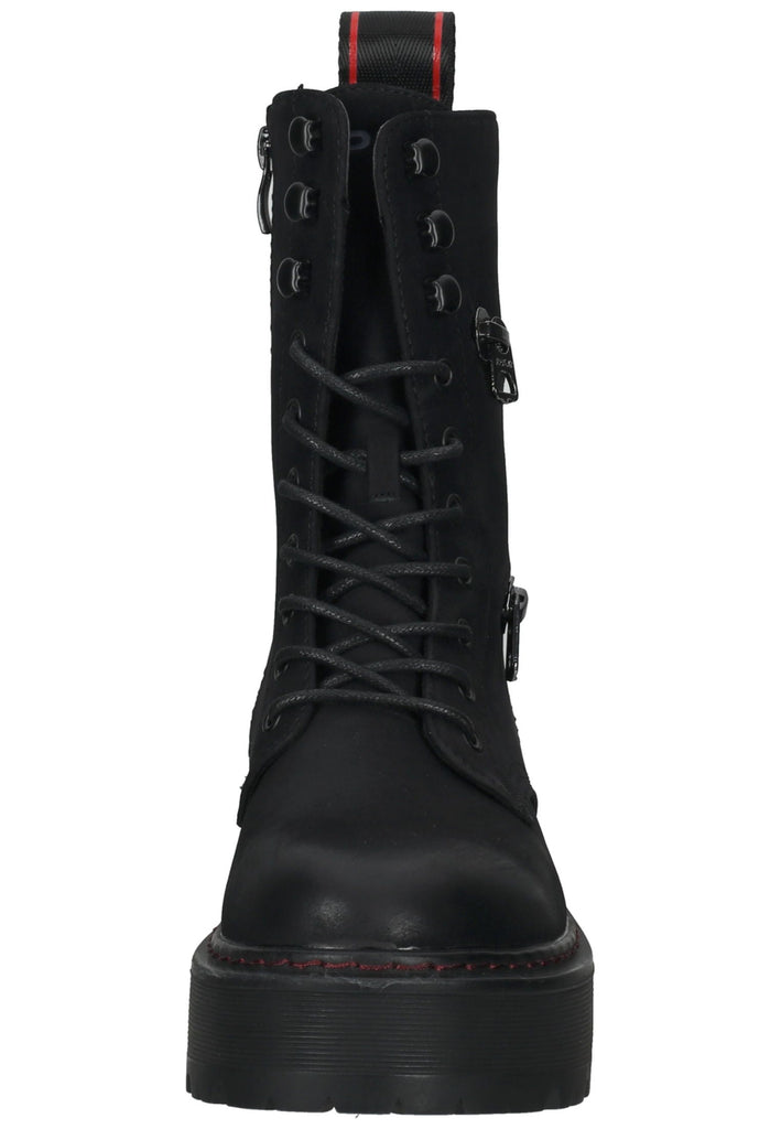 Replay Stiefelette Lederimitat Schwarz