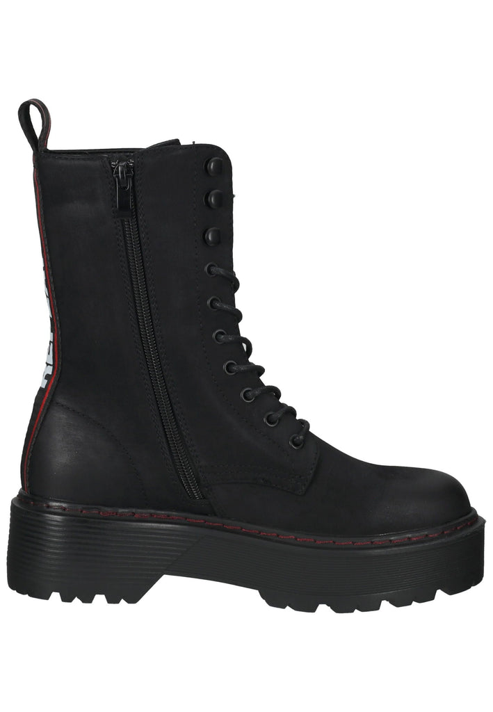 Replay Stiefelette Lederimitat Schwarz