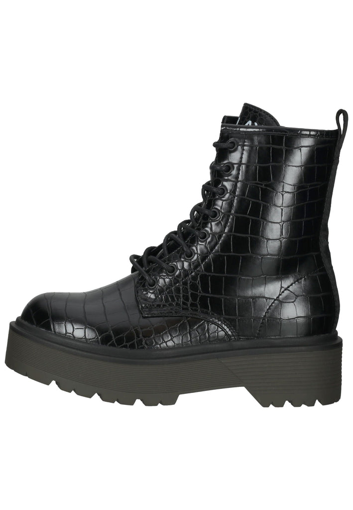 Replay Stiefelette Lederimitat Schwarz
