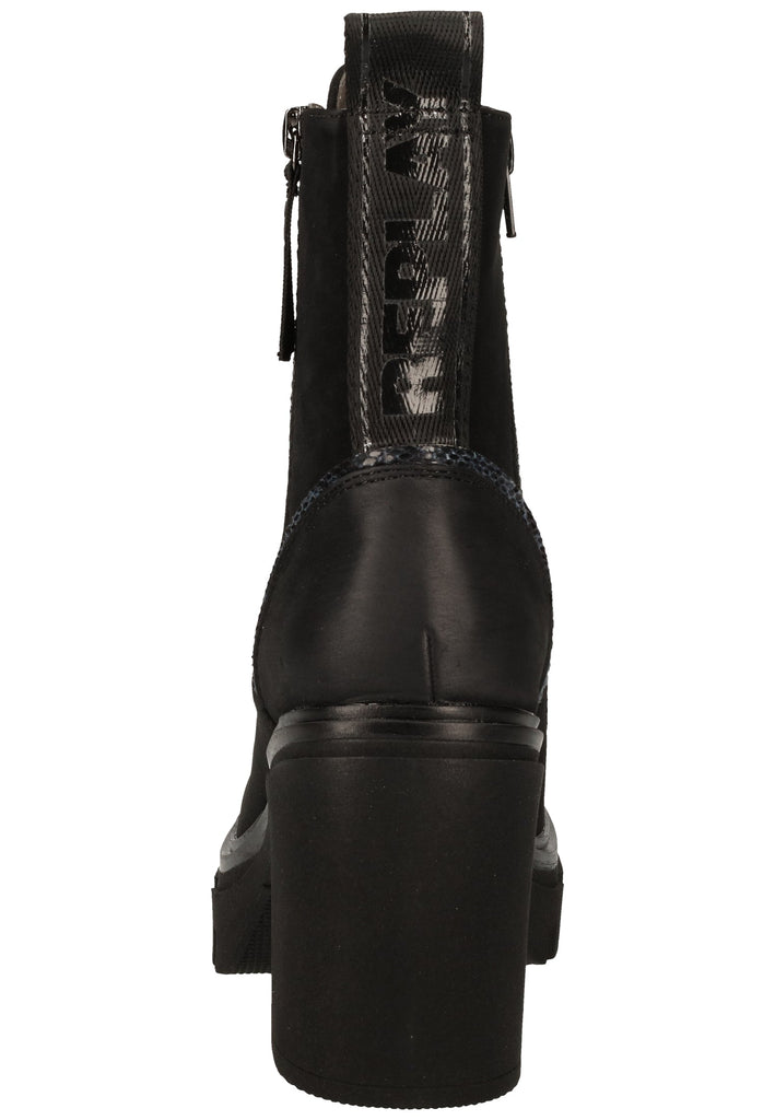 Replay Stiefelette Lederimitat Schwarz