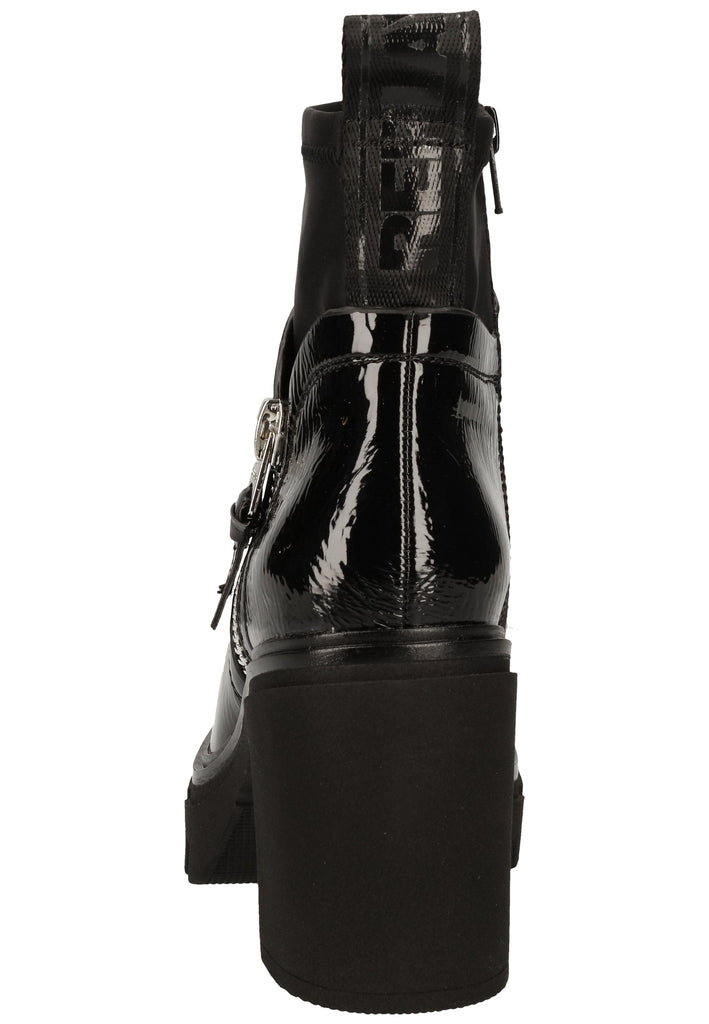 Replay Stiefelette Lederimitat Schwarz