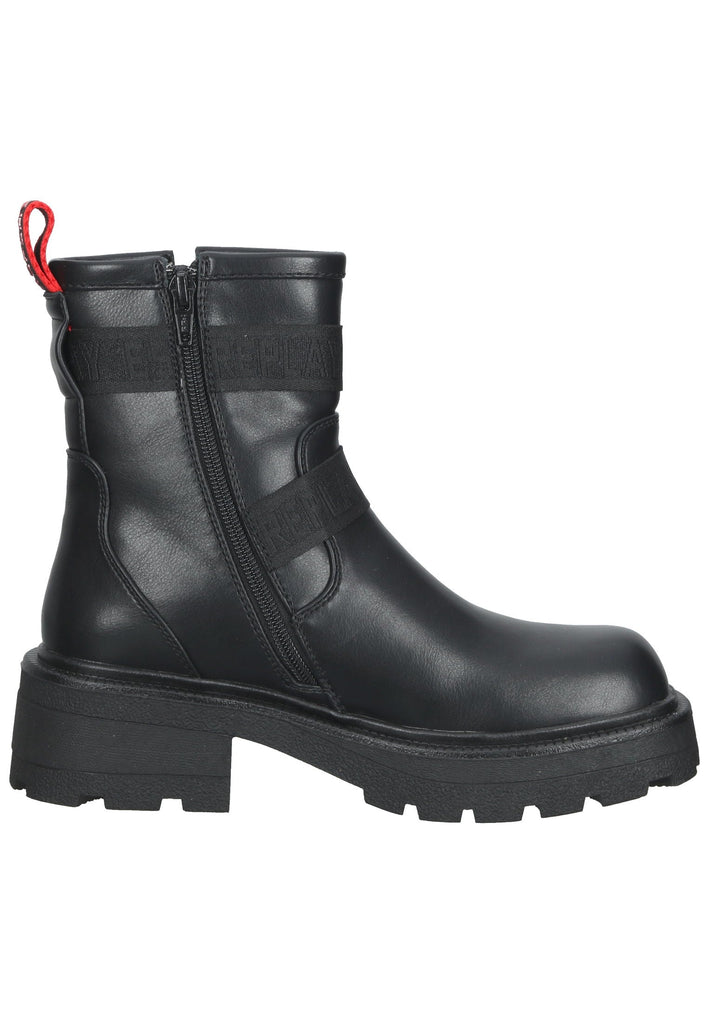 Replay Stiefelette Lederimitat Schwarz