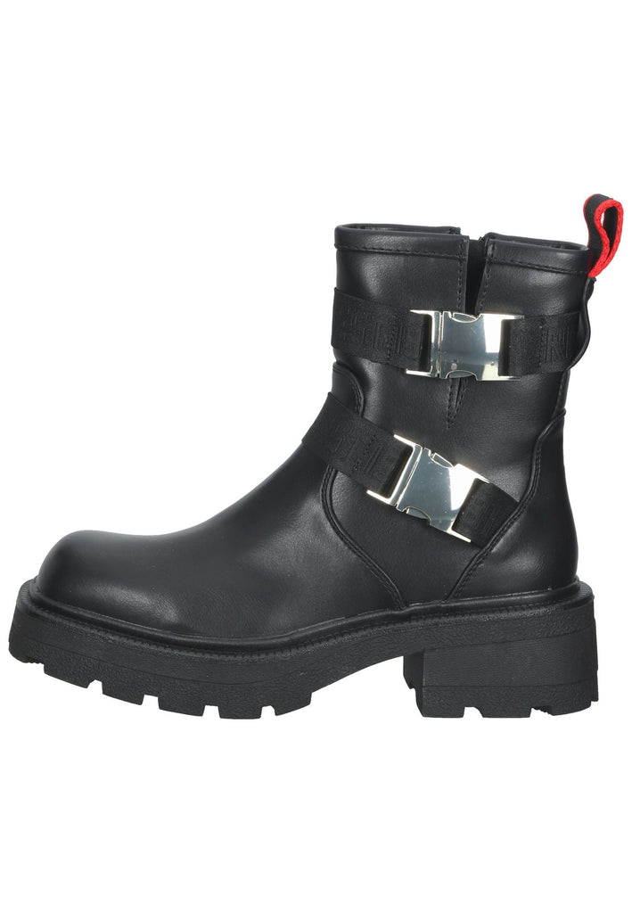 Replay Stiefelette Lederimitat Schwarz