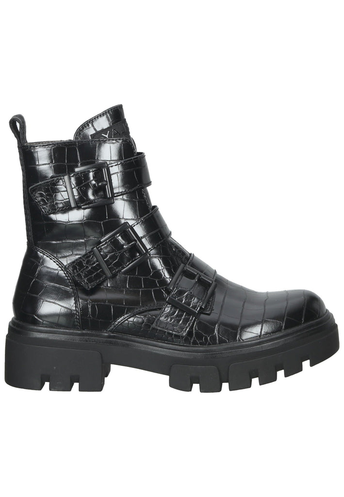 Replay Stiefelette Lederimitat Schwarz