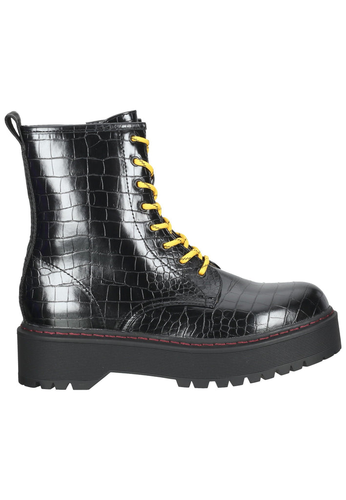 Replay Stiefelette Lederimitat Schwarz