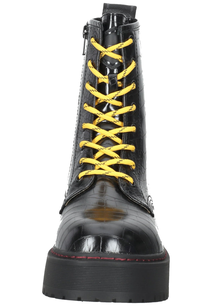 Replay Stiefelette Lederimitat Schwarz