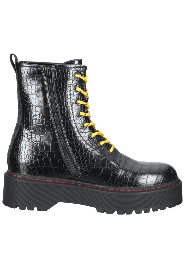 Replay Stiefelette Lederimitat Schwarz