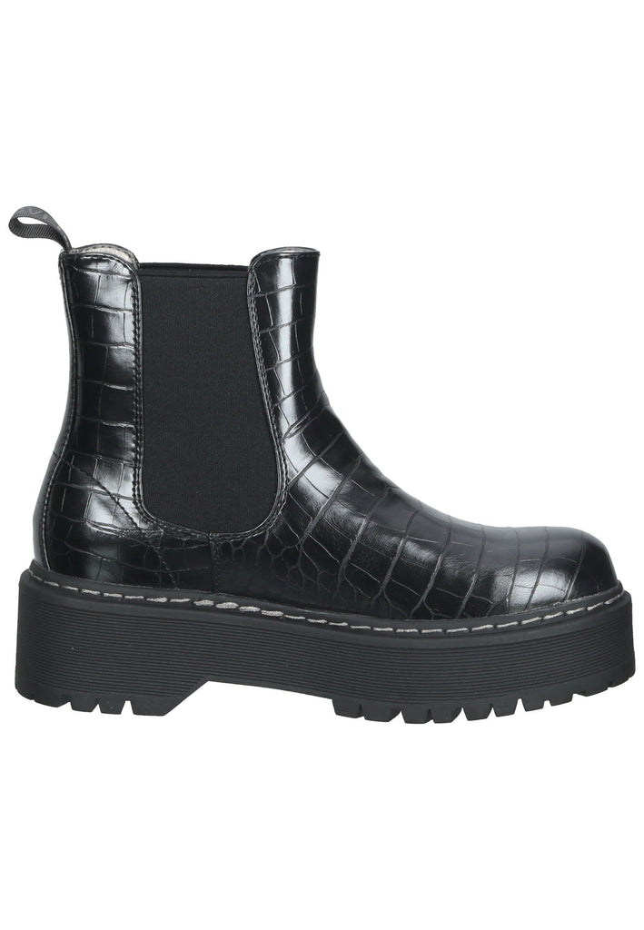 Replay Stiefelette Lederimitat Schwarz