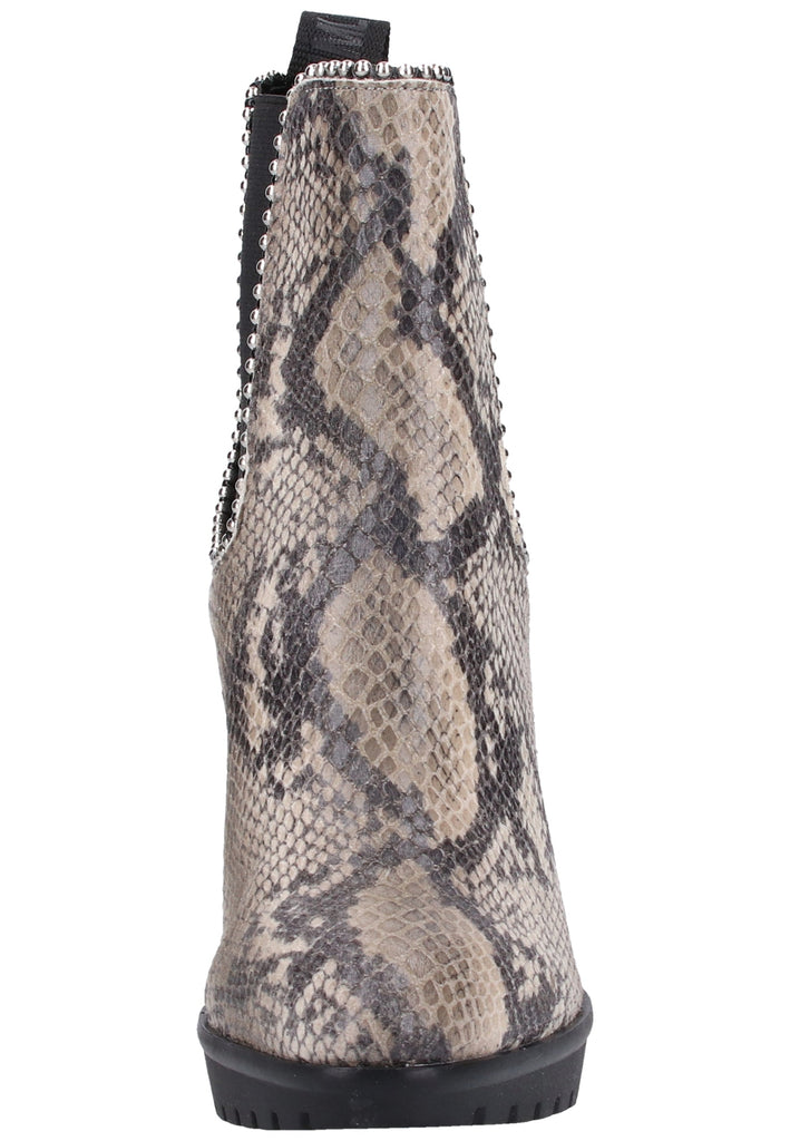 Replay Stiefelette Lederimitat/Textil Grau/Schwarz