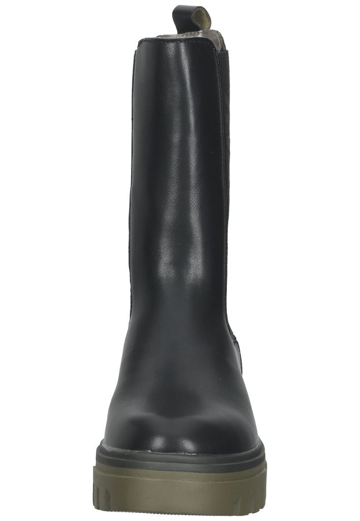 Replay Stiefelette Lederimitat/Textil Schwarz/Grün