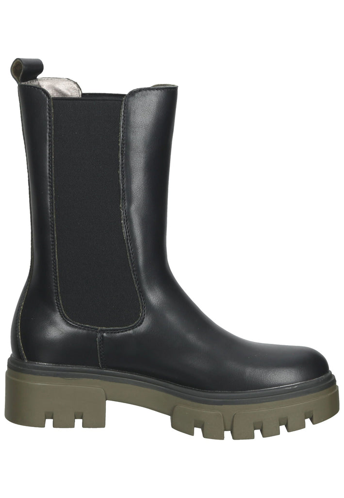 Replay Stiefelette Lederimitat/Textil Schwarz/Grün