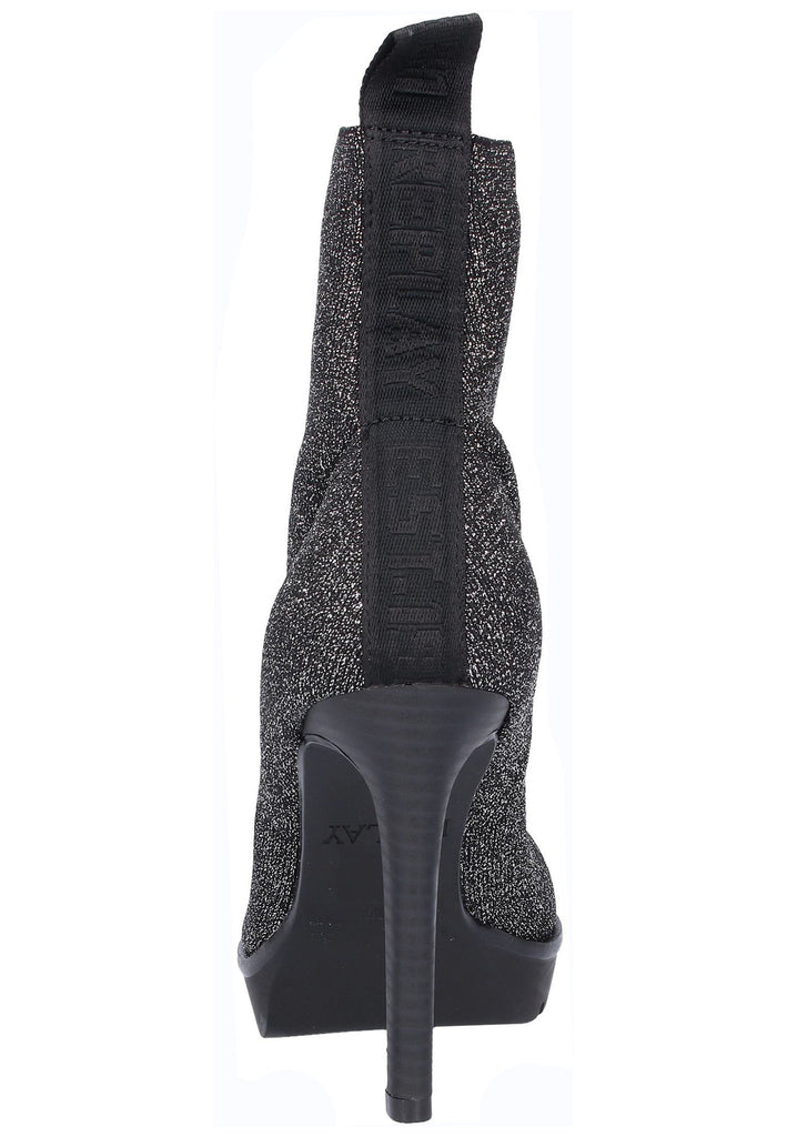 Replay Stiefelette Textil Silber