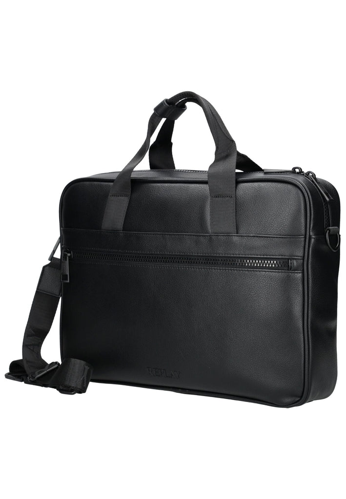 Replay Taschen Lederimitat Schwarz