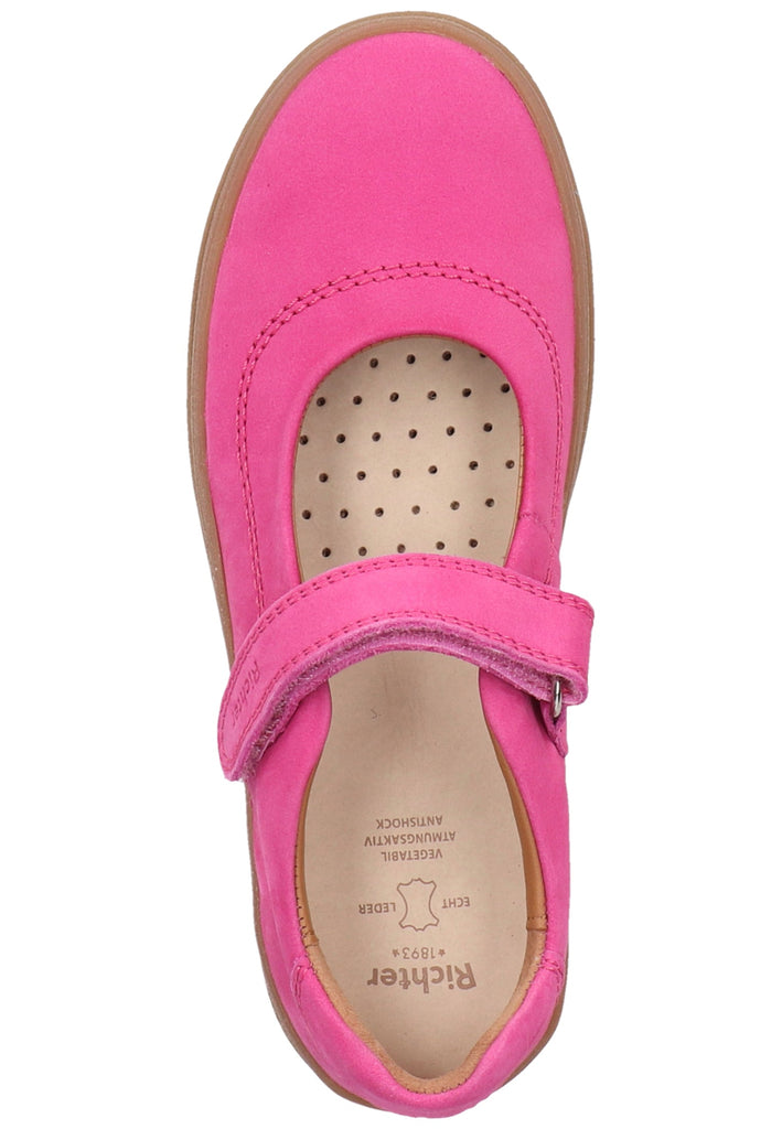 Richter Ballerinas Nubukleder Pink