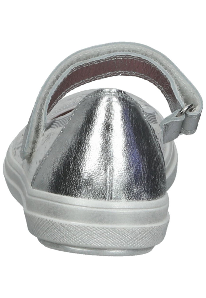 Richter Ballerinas Textil Weiß/Silber
