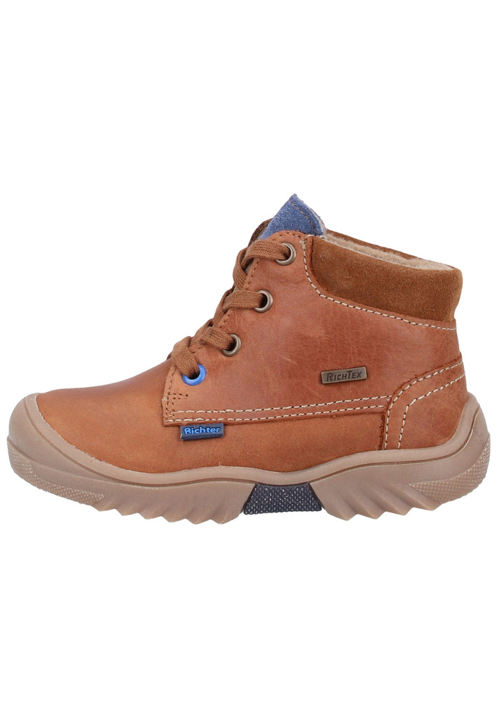 Richter Halbschuhe Glattleder Braun Warmfutter