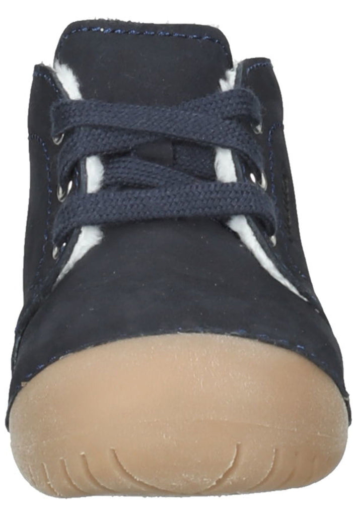 Richter Halbschuhe Nubukleder Blau Warmfutter