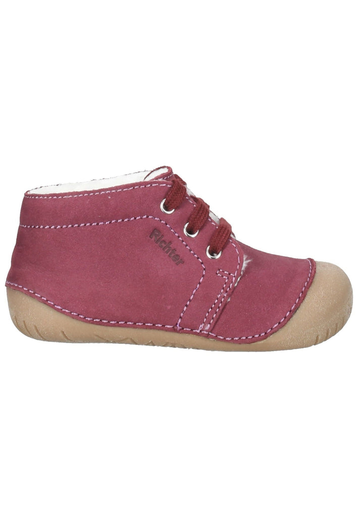 Richter Halbschuhe Nubukleder Burgund Warmfutter