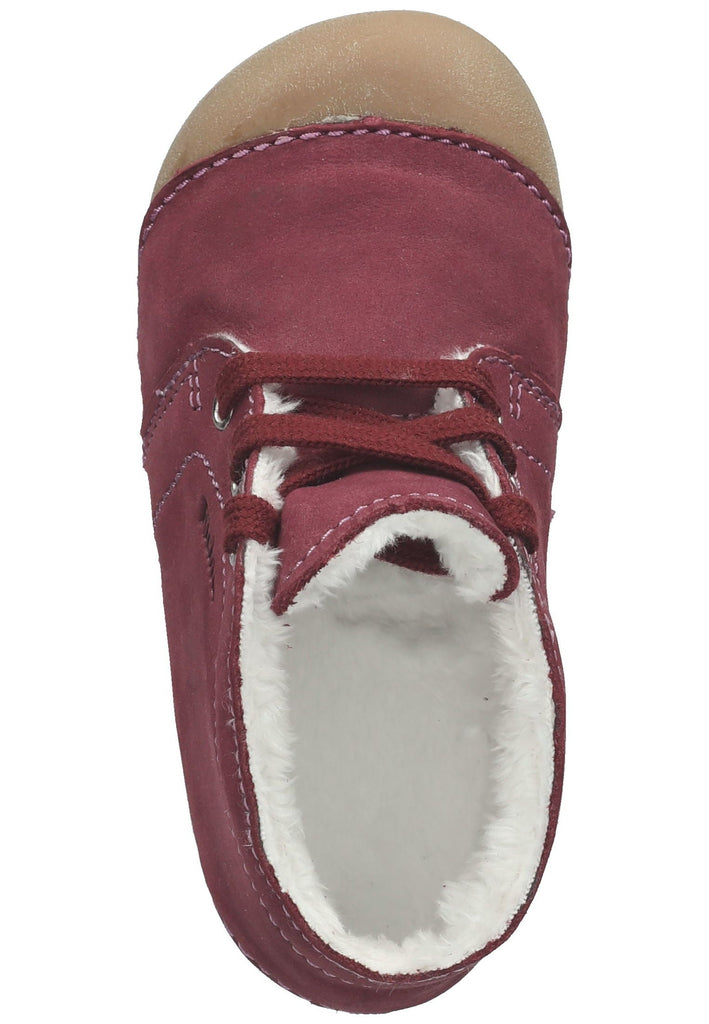 Richter Halbschuhe Nubukleder Burgund Warmfutter