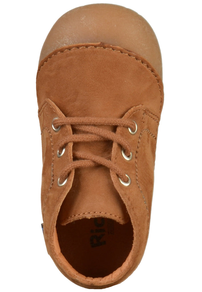 Richter Halbschuhe Nubukleder Cognac