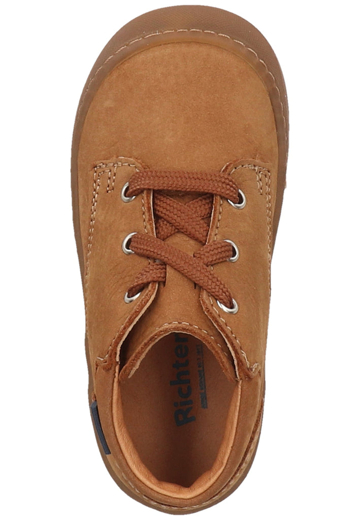 Richter Halbschuhe Nubukleder Cognac