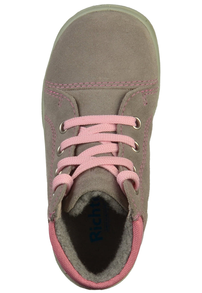 Richter Halbschuhe Veloursleder Grau