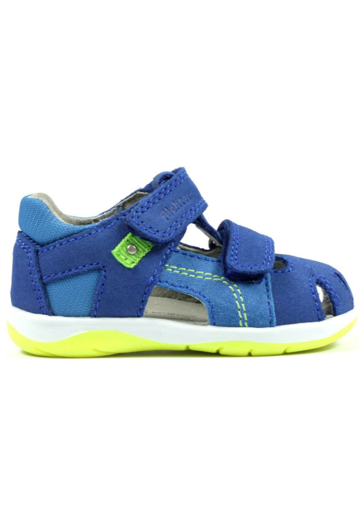 Richter Halbschuhe Veloursleder/Textil Blau