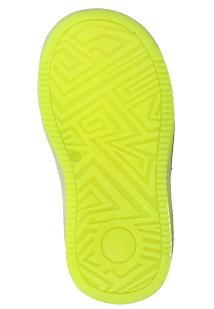 Richter Halbschuhe Veloursleder/Textil Blau/Gelb