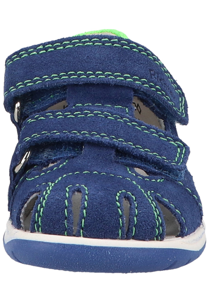 Richter Halbschuhe Veloursleder/Textil Blau/Grün