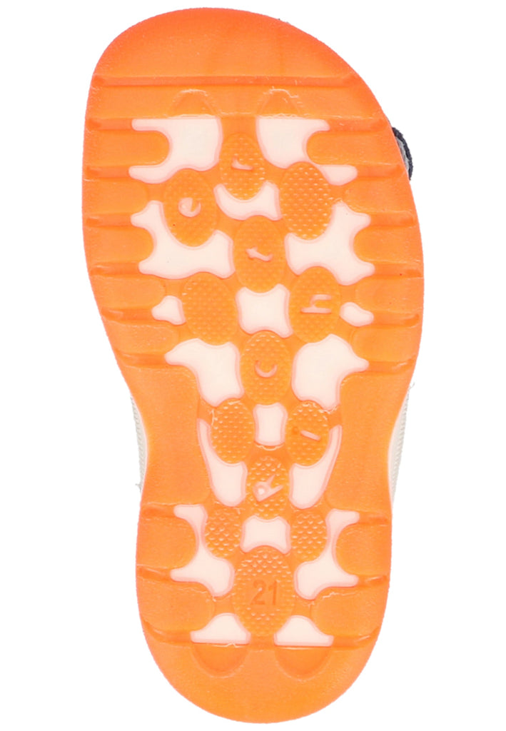 Richter Halbschuhe Veloursleder/Textil Blau/Orange