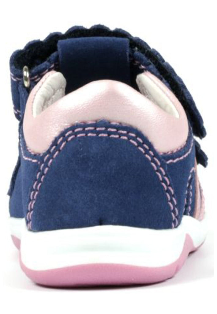 Richter Halbschuhe Veloursleder/Textil Blau/Pink